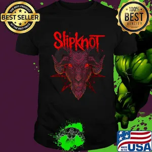 Slipknot band goat head shirt