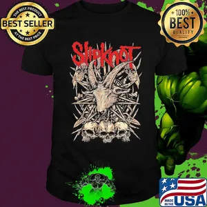 Slipknot band skulls skeleton goats shirt