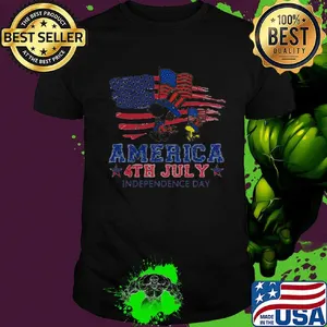 Snoopy and woodstock america 4th july independence day shirt
