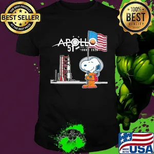 Snoopy apollo 51 next giant leap 1969 2020 american flag happy independence day shirt