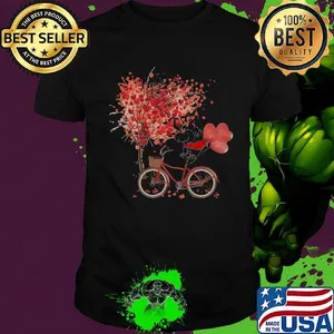 Snoopy ride a bicycle ride a bicycle pine needles fall baloon shirt
