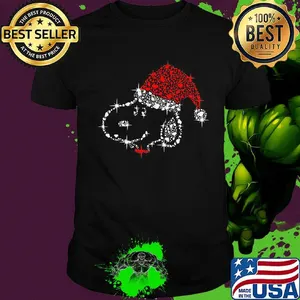 Snoopy santa merry christmas diamond shirt