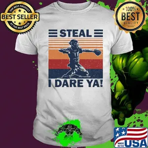 Softball steal i dare ya vintage retro shirt