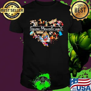 Splash mountain aholic heart shirt