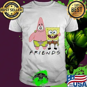 Spongebob and patrick drawing friends shirt