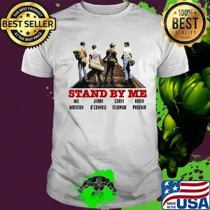 Stand by me wil wheaton jerry o'connell corey feldman river phoenix shirt