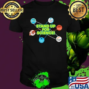 Stand Up For Science Coronavirus Vaccines Work Earh Not Flat Shirt