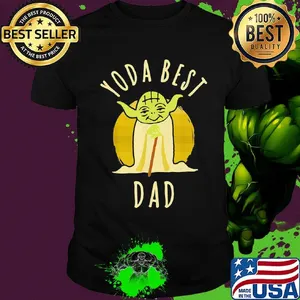Star wars baby yoda best dad shirt