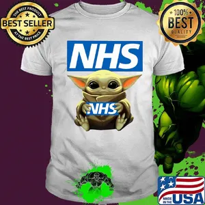 Star wars baby yoda hug nhs shirt