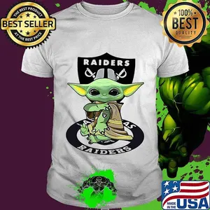 Star wars baby yoda los angeles raiders shirt