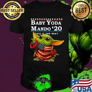 Star wars baby yoda mando 2020 this is the way shirt