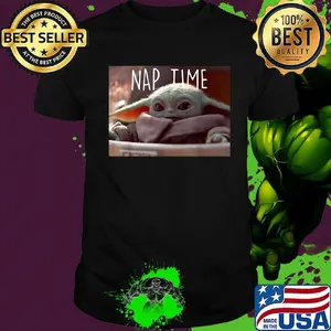 Star wars baby yoda nap time shirt