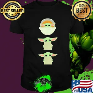 Star wars baby yoda vintage shirt