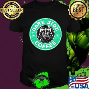 Star wars darth vader dark side coffee diamond stars shirt