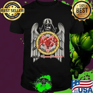 Star wars darth vader slayer eagle logo mashup shirt