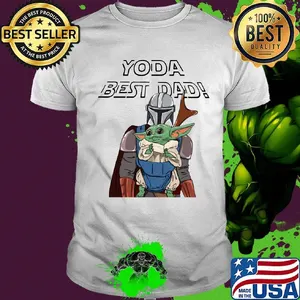 Star wars darth vader yoda best dad happy father's day shirt