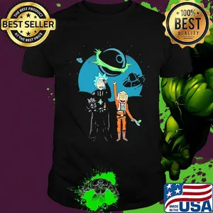 Star wars rick and morty  shirt