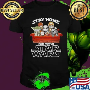 Stay home and watch star wars mask shirt
