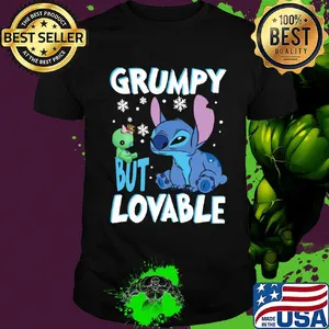 Stitch grumpy but lovable snows shirt