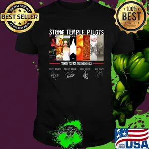 Stone temple pilots thank you for the memories signature shirt