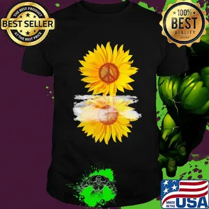 Sunflower hippie logo mirror shirt