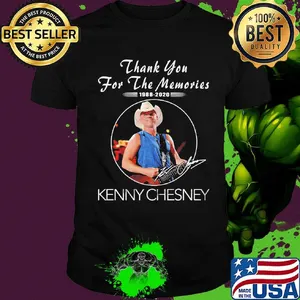 Thank you for the memories 1988 2020 kenny chesney signature shirt