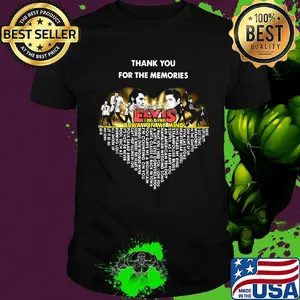 Thank you for the memories elvis the king alway on my mind signature heart shirt