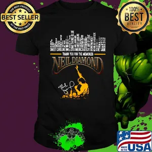 Thank you for the memories neil diamond signature city shirt
