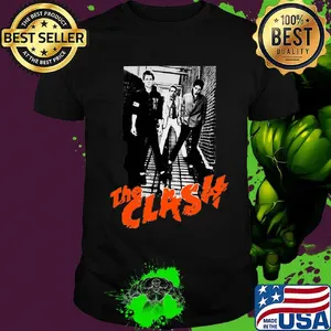 The clash joe strummer kanji shirt
