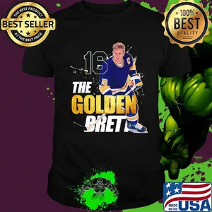 The golden brett st. louis 16 hull ice hockey legend hof taz shirt
