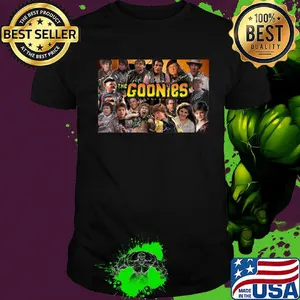 The goonies characters signatures poster shirt