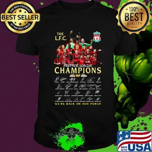 The liverpool fc champions premier league 2019 2020 we'll never walk alone signatures shirt