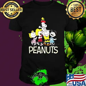 The peantuts cartoon film characters shirt