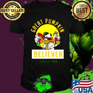 The peanuts great pumpkin believer shirt