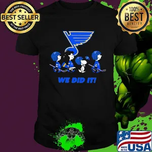 The peanuts st. Louis blues hockey logo shirt