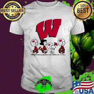 The peanuts wisconsin-madison hockey shirt