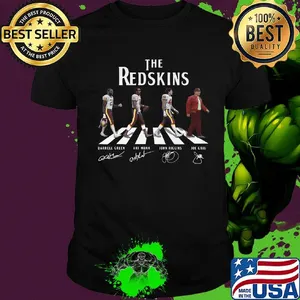 The redskins football team abbey road signatures shirt