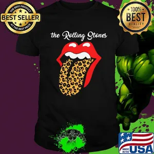 The rolling stones leopard shirt