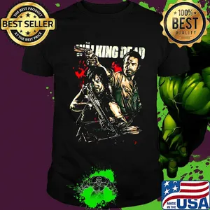 The Walking Dead Daryl and Rick shirt