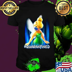 Tinkerbell mask american flag independence day quarantined shirt