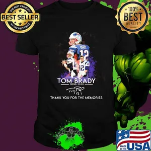 Tom brady 200 2020 new england patriots football thank you for the memories signature shirt