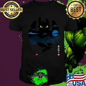 Toothless dragon night japanese shirt