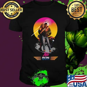 Top gun retro poster shirt