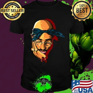 Tupac shakur rapper art shirt