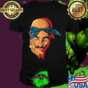 Tupac shakur rapper diamond art shirt