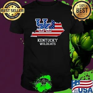 Uk kentucky wildcats american map happy independence day shirt