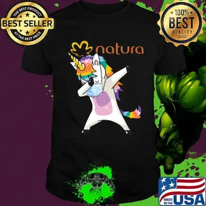 Unicorn mask natura logo shirt