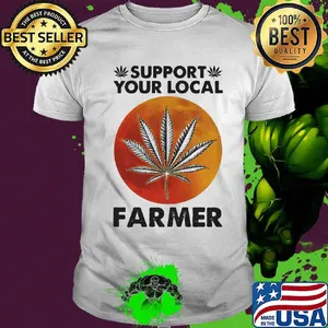 Weed support your local farmer moonblood shirt