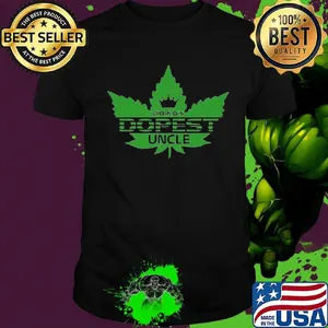 Weed world's dopest uncle shirt