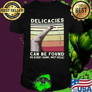 Whale delicacies can be found in every dark wethole vintage retro shirt